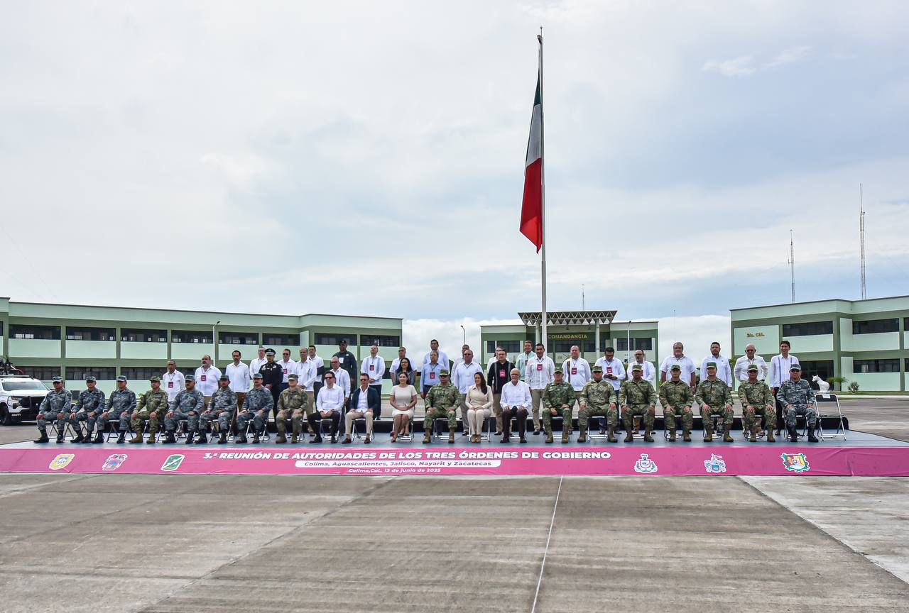 Se reúnen gobernadores de Aguascalientes, Jalisco, Colima y Nayarit