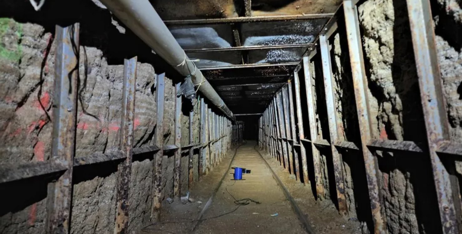 Descubren túnel clandestino entre Tijuana y San Diego usado para el tráfico de drogas y de personas