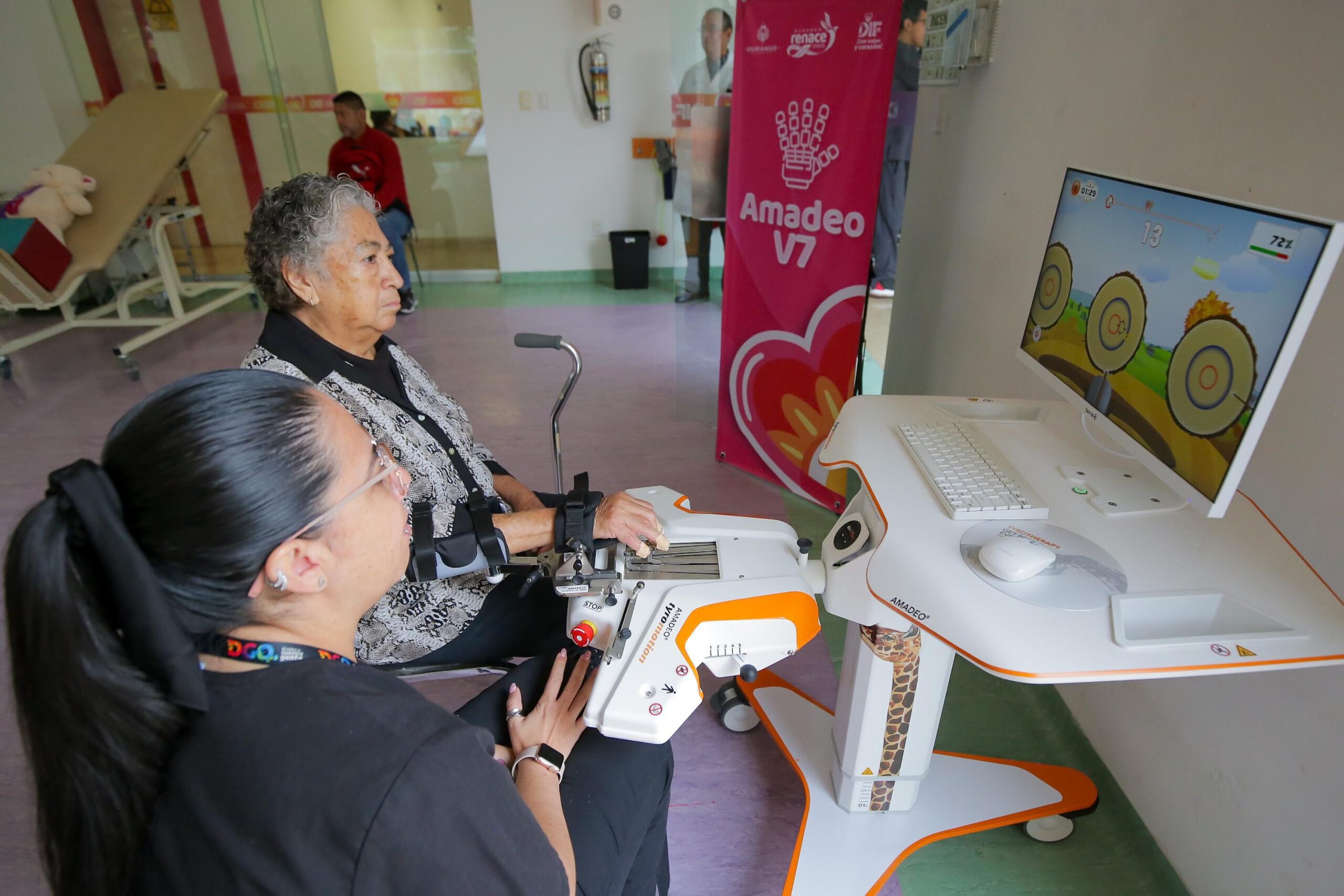 “Amadeo”, el nuevo aliado robótico para la rehabilitación en Durango