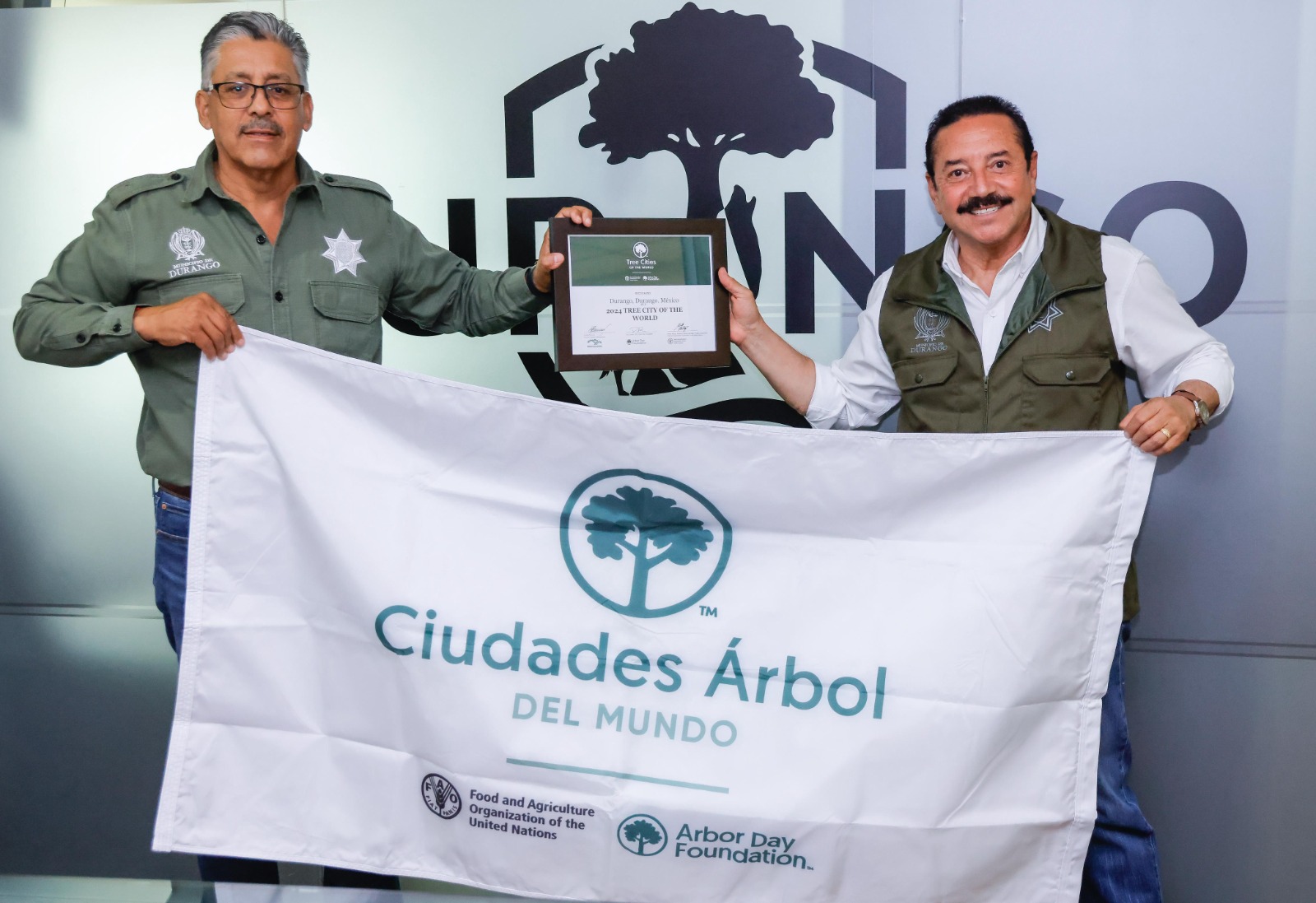 Gana Durango premio “Ciudad Árbol del Mundo”