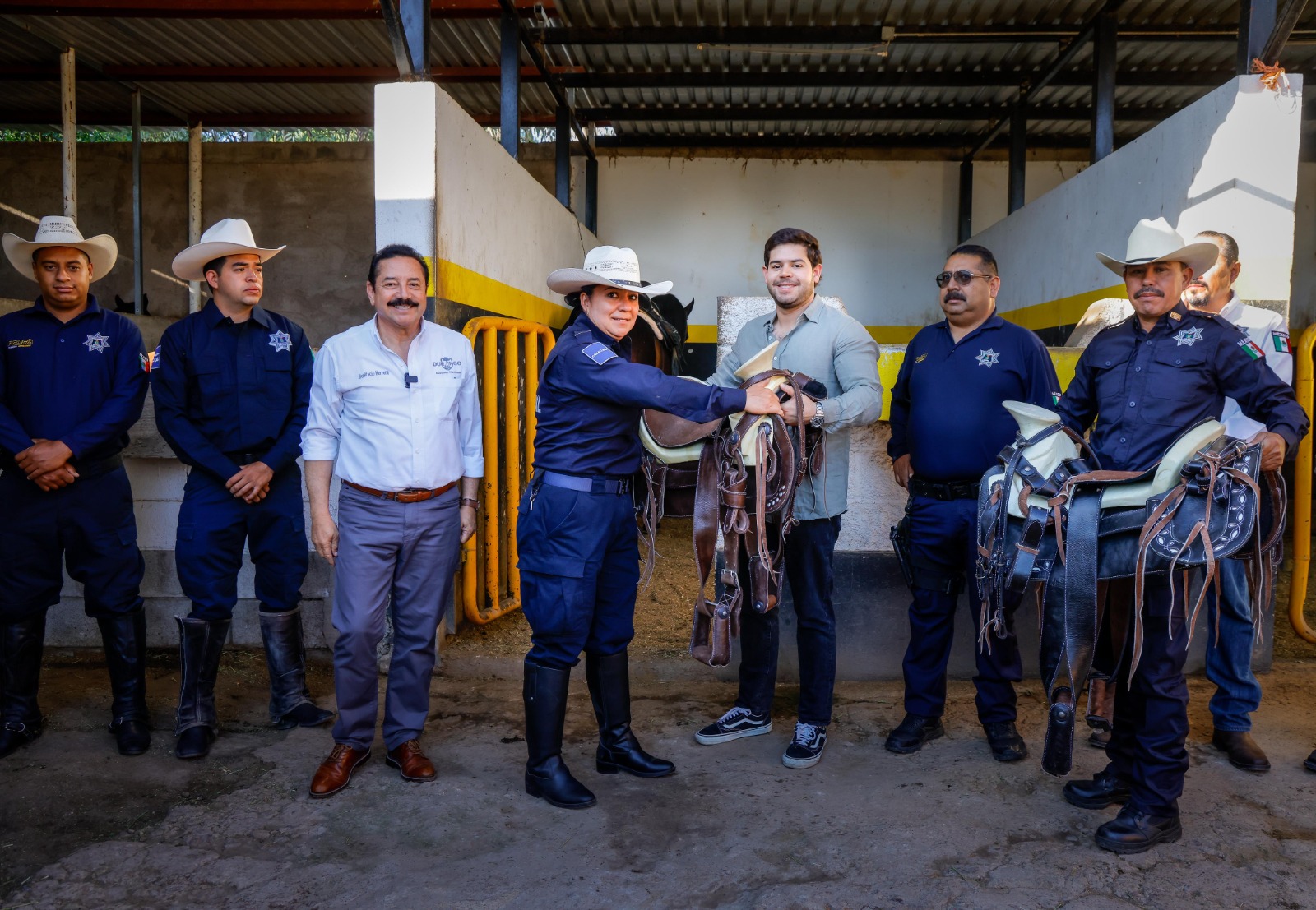 Refuerzan seguridad con más equipo para la Policía Montada en Durango capital