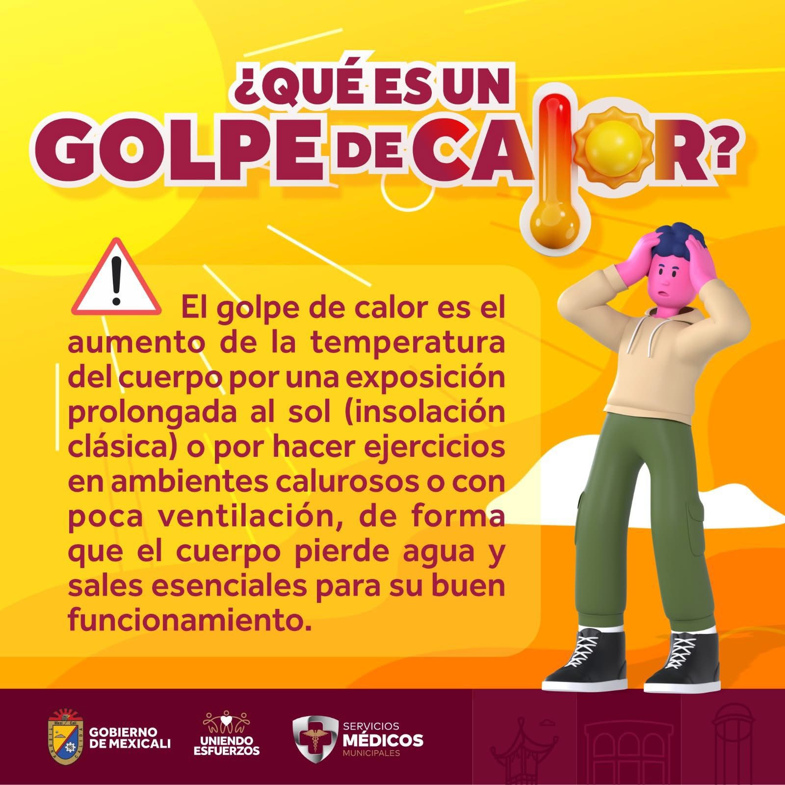 Mexicali emite alerta por temperaturas extremas: se prevén sensaciones térmicas superiores a los 50°C