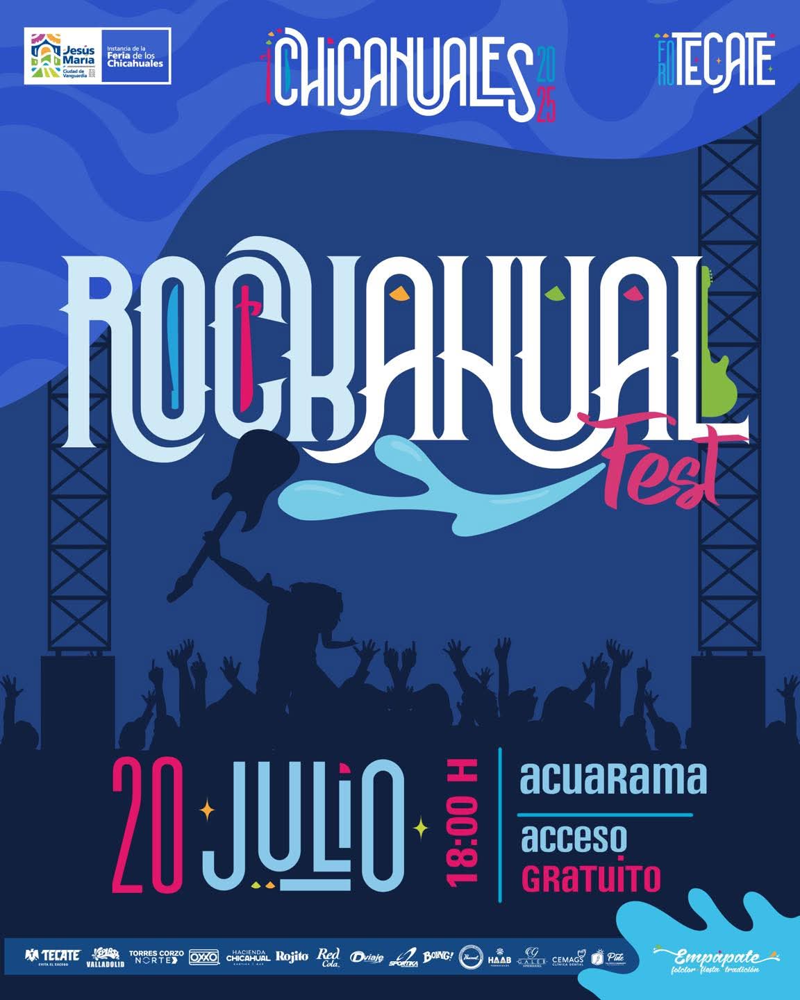 Rockahual Fest, con Plastilina Mosh y Genitallica, llega a Jesús María