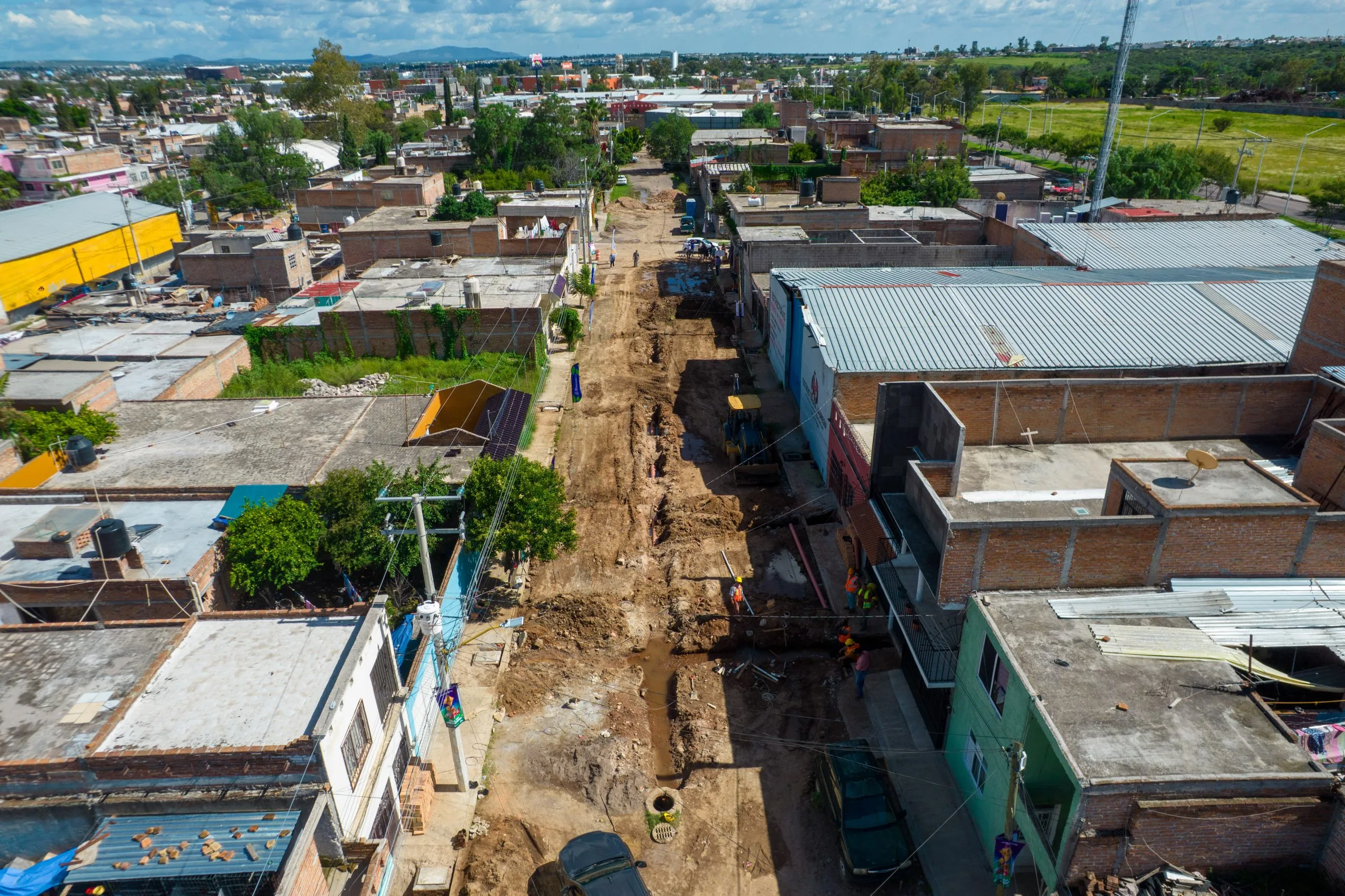 Rehabilitan calles y red hidráulica de colonia La Soledad