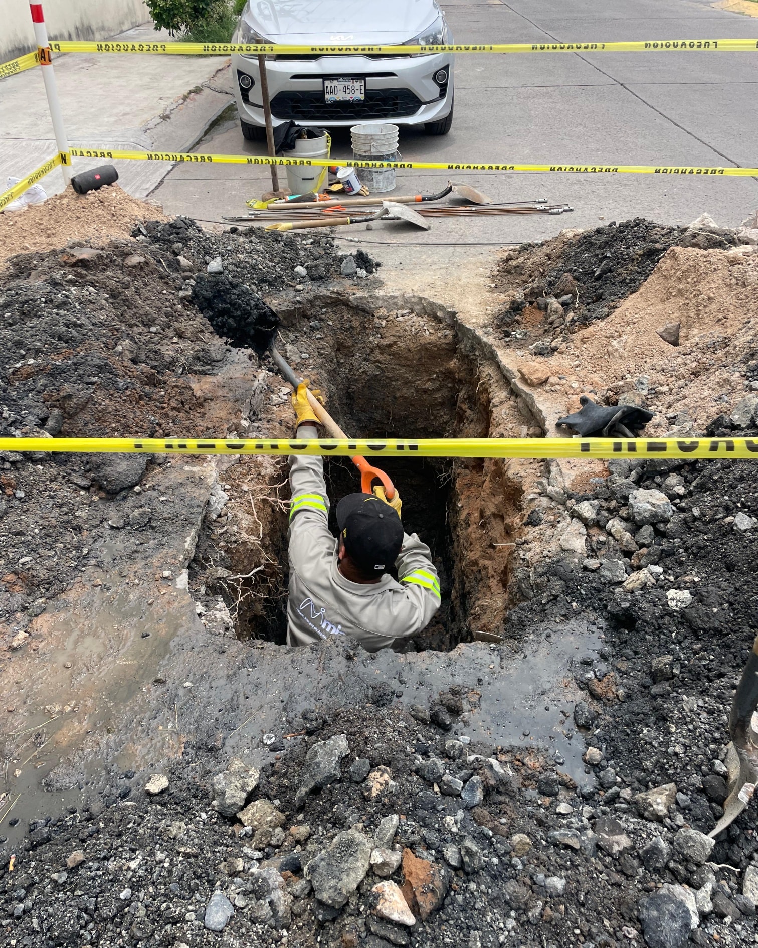 MIAA avanza en obras de drenaje y reparación de fugas