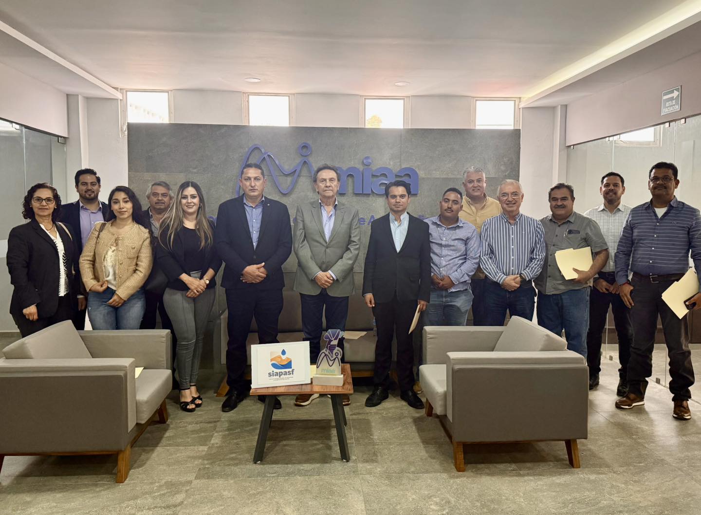 Organismo operador de Fresnillo visita MIAA para compartir prácticas en gestión hídrica