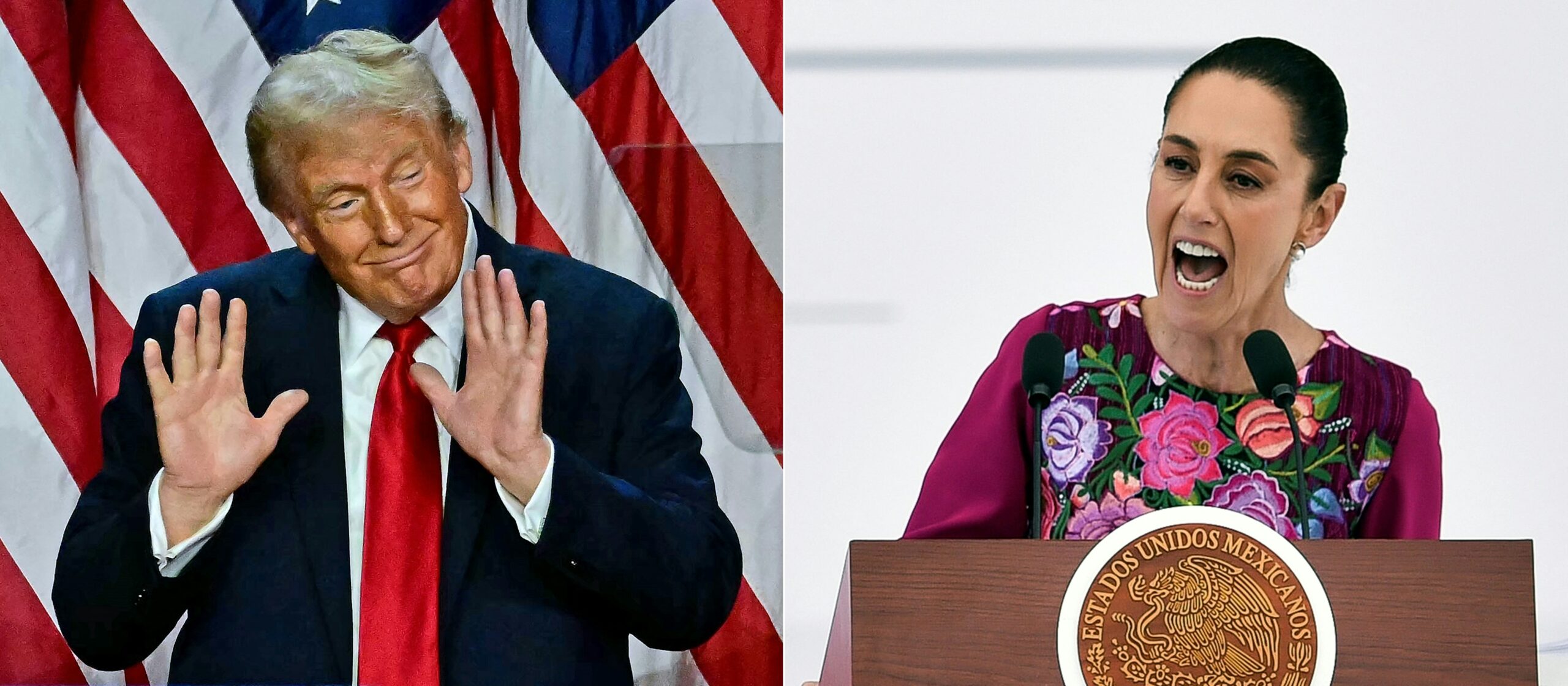 Trump asegura que &#8220;México hace lo que nosotros le decimos&#8221;; Sheinbaum le responde