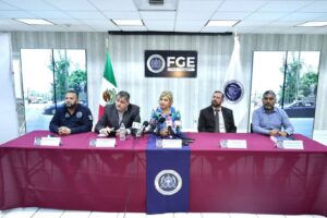 Conferencia de prensa informe de avances de investigación sobre atentado a periodista en Mexicali : Newsweek Baja California.