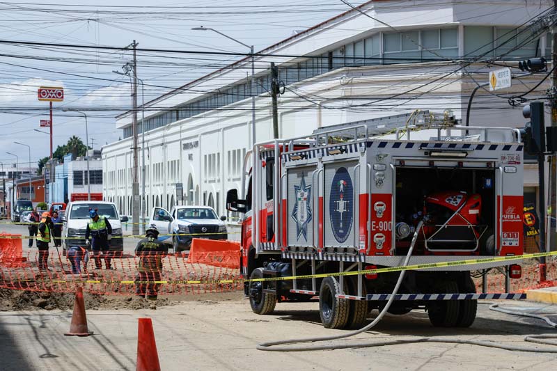 Fuga de gas obliga a desalojar oficinas de la Secretaría de Finanzas