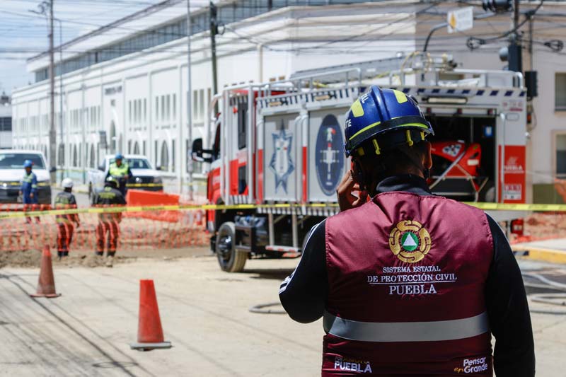 Fuga de gas obliga a desalojar oficinas de la Secretaría de Finanzas