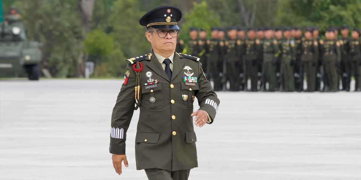 Francisco Antonio Enríquez Rojas asume mando de la 25 Zona Militar en Puebla
