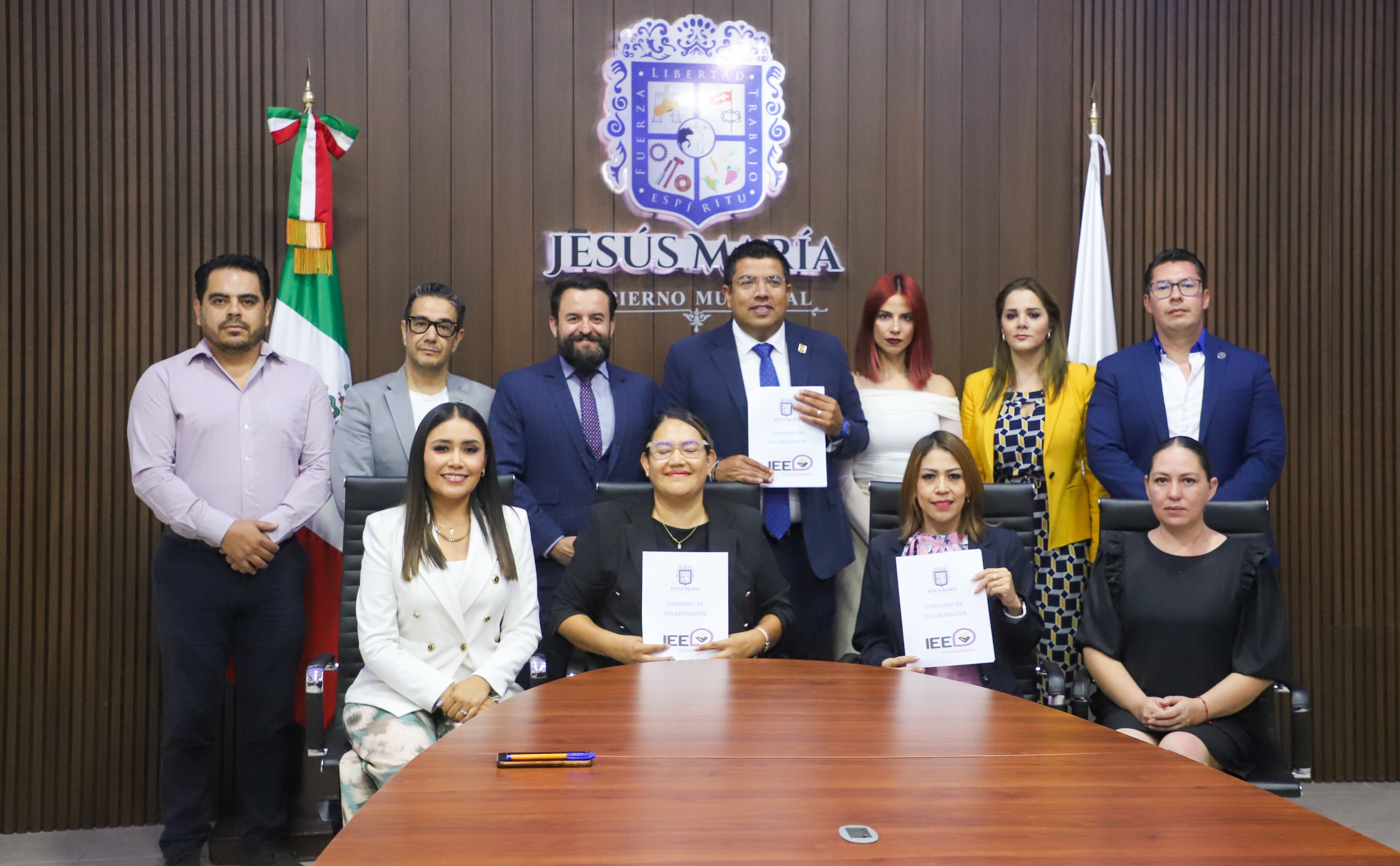 Acuerdo entre Jesús María y el IEE fomentará inclusión y democracia