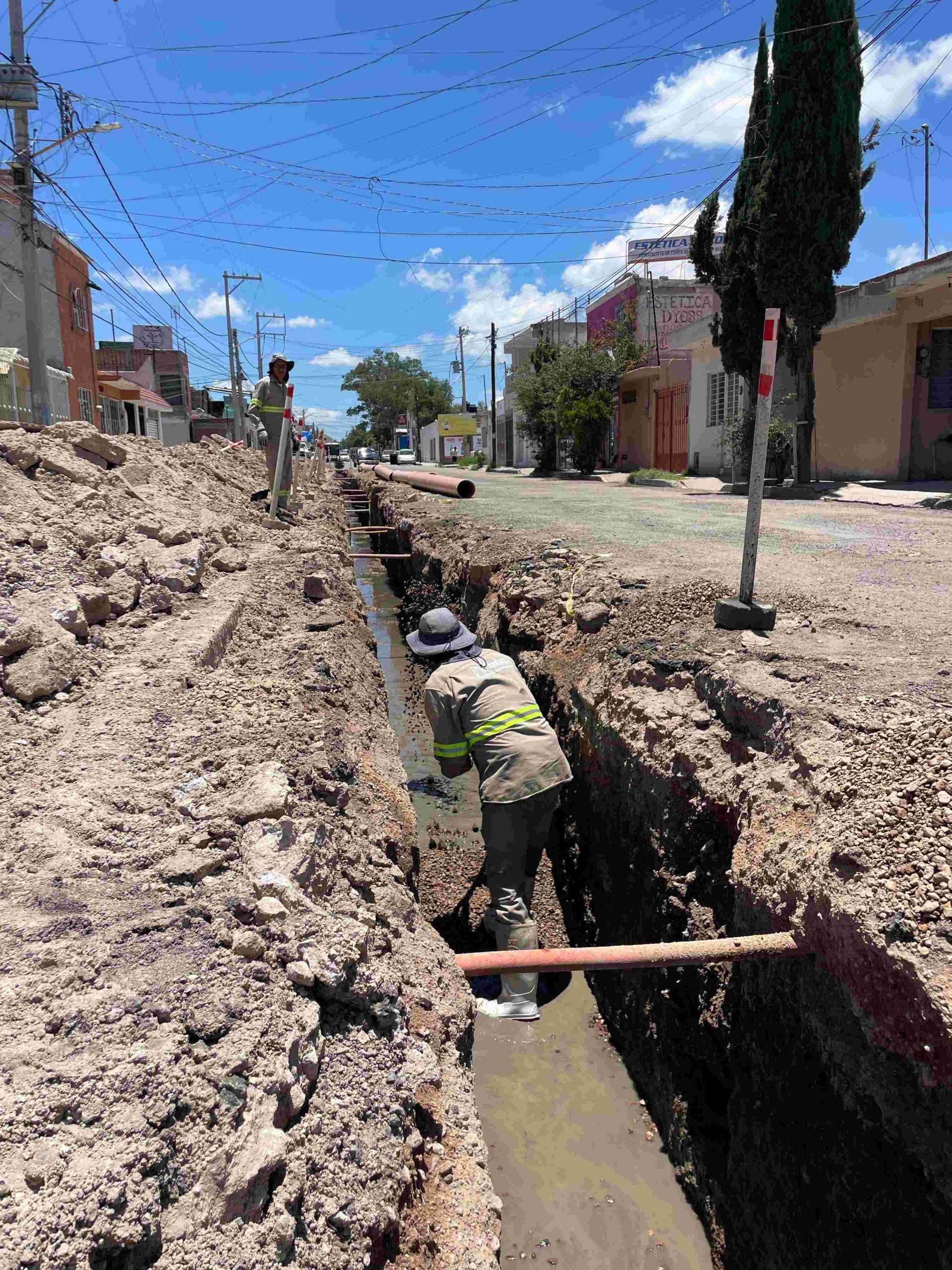 Mejoran red sanitaria en La Estancia para evitar brotes y contaminación