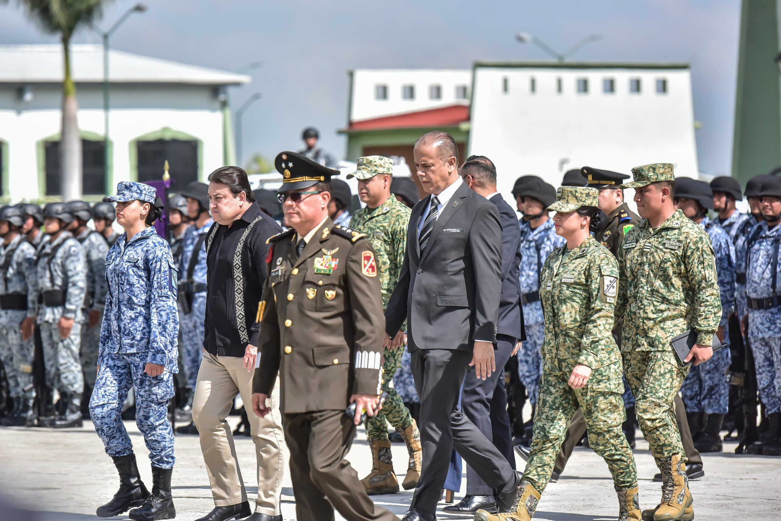 Representantes del Gobierno de Aguascalientes acuden a ceremonia militar en Zapopan