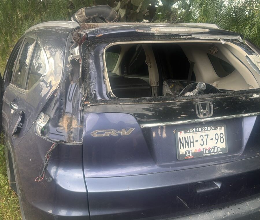 Recuperan en Asientos camioneta robada; fue hallada desvalijada en Las Adjuntas