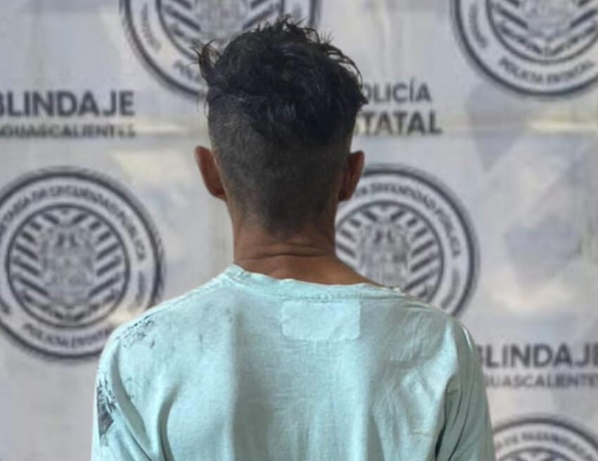 Detienen a sujeto armado con machete en el oriente de Aguascalientes