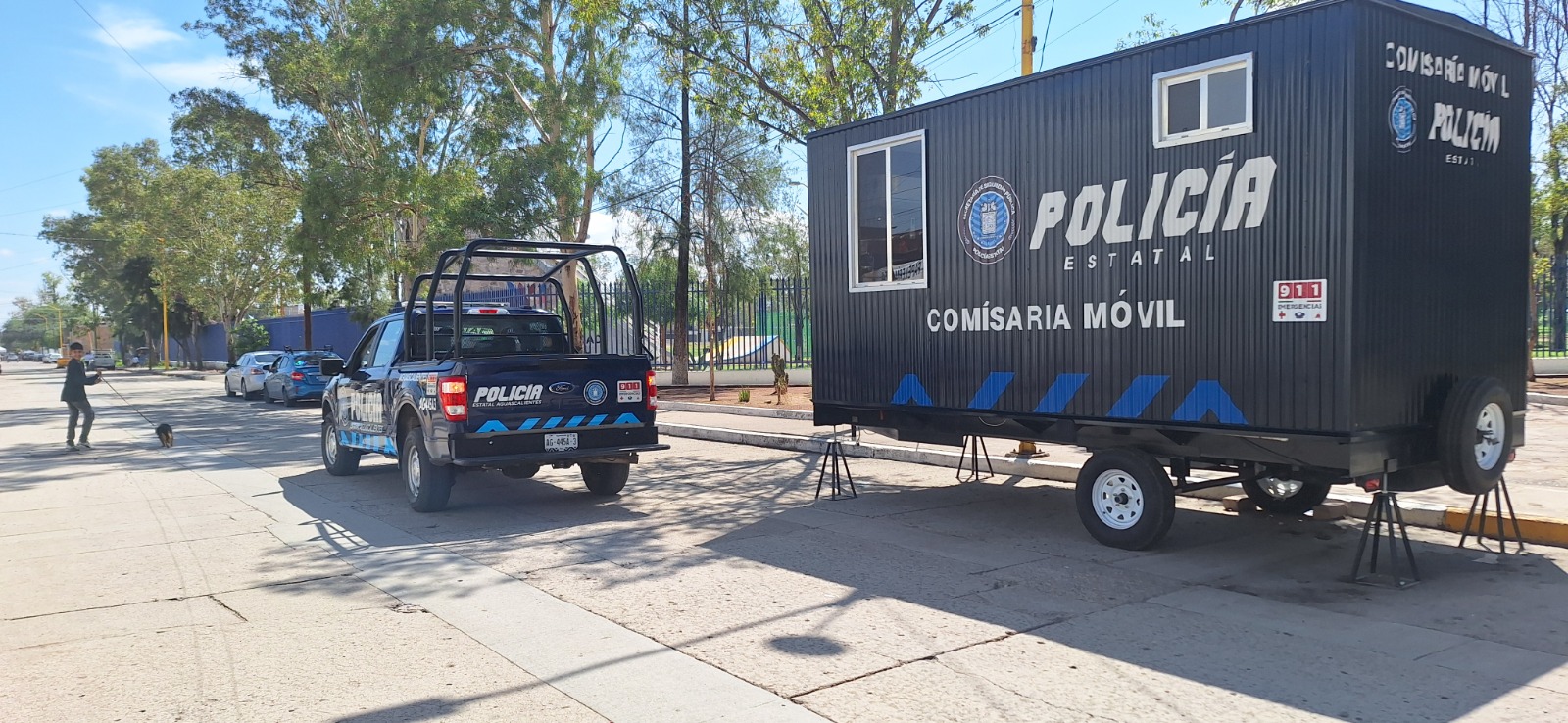 Instalan cuatro Comisarías Móviles en Aguascalientes