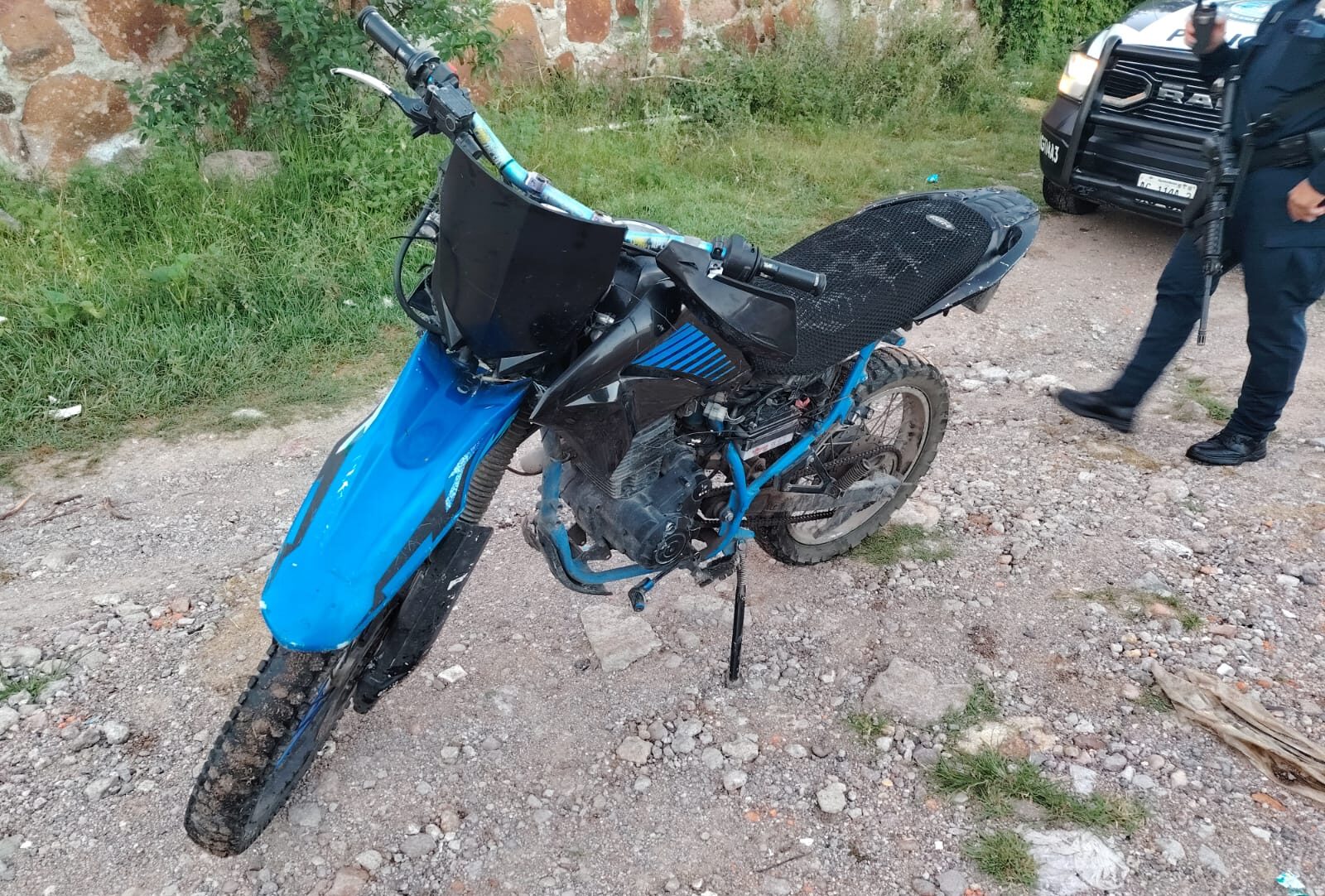 Recuperan motocicleta robada en San José de Gracia; fue localizada minutos después del reporte