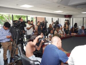 Imagen: Conferencia de prensa Titular de CANACO Tijuana / Newsweek Baja California