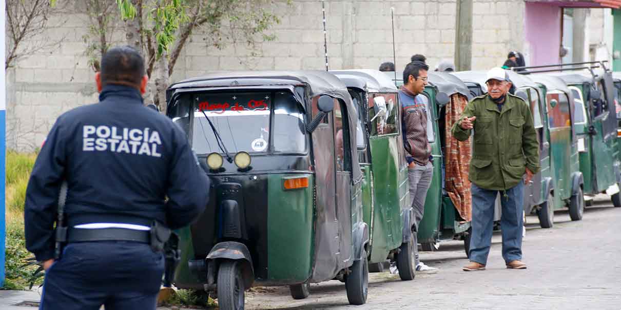 Puebla detecta más de 5 mil mototaxis y anuncia nuevas medidas de transporte seguro