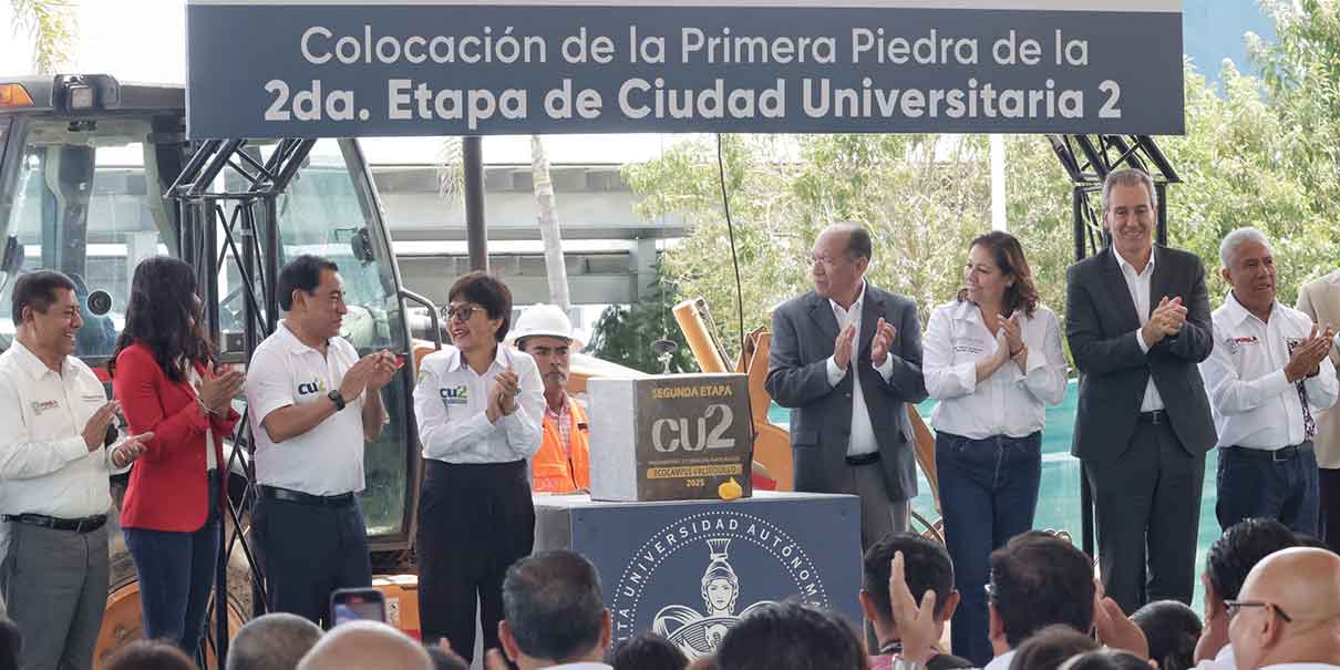 La rectora Lilia Cedillo encabezó el arranque de obras para la segunda etapa de CU 2