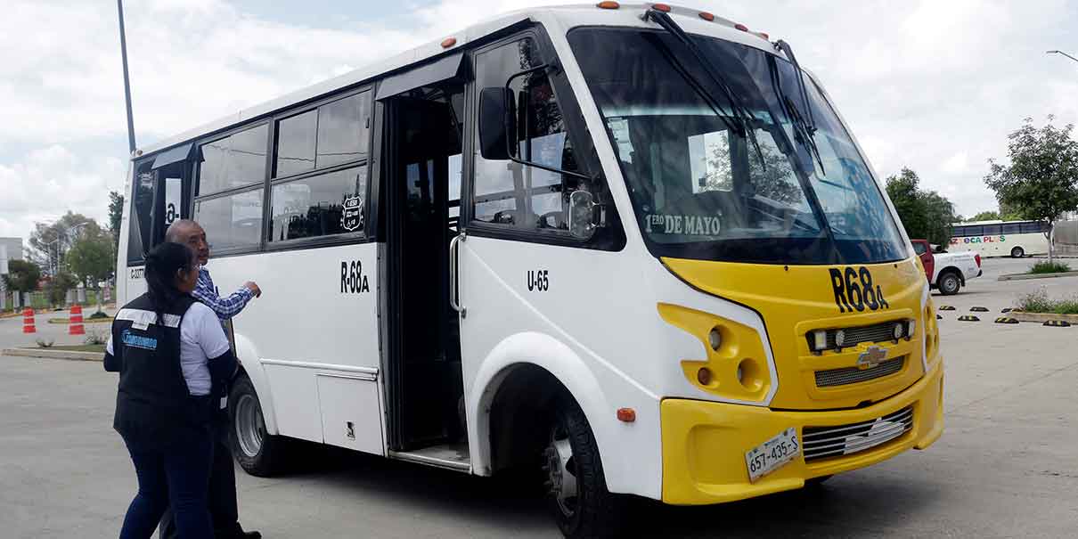 Sólo el 15.55 % de transportistas ha cumplido con la revista vehicular en Puebla