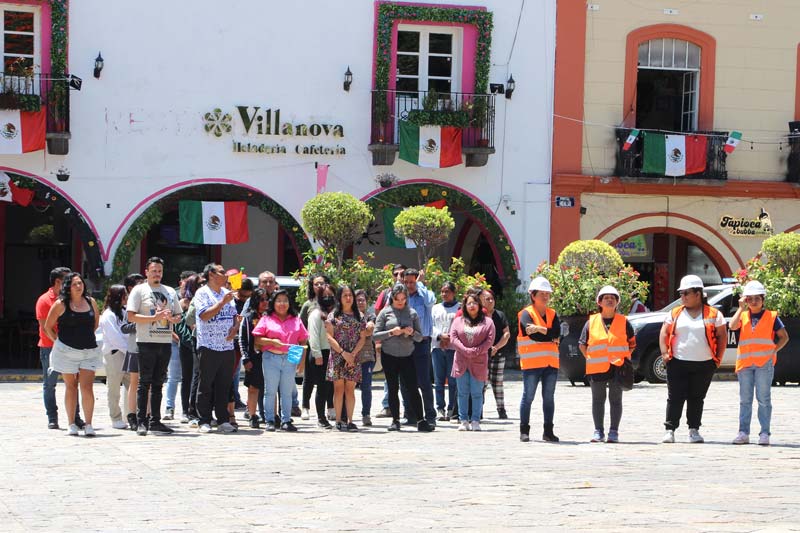 Atlixco activa protocolos de emergencia en el Simulacro Nacional de Sismo 2025
