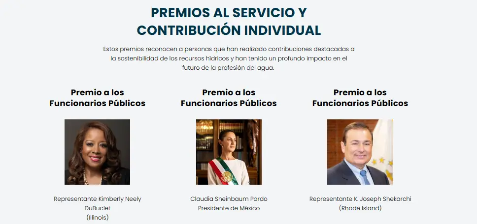 Claudia Sheinbaum premios