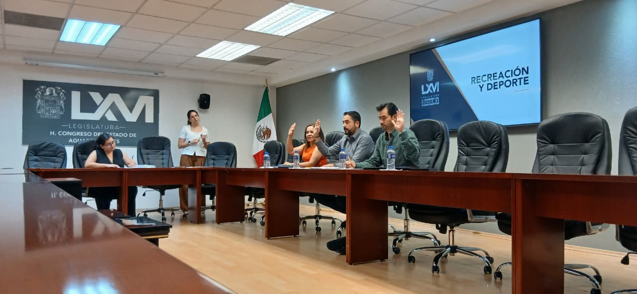 Comisiones legislativas continúan con preparación de dictámenes en el Congreso de Aguascalientes