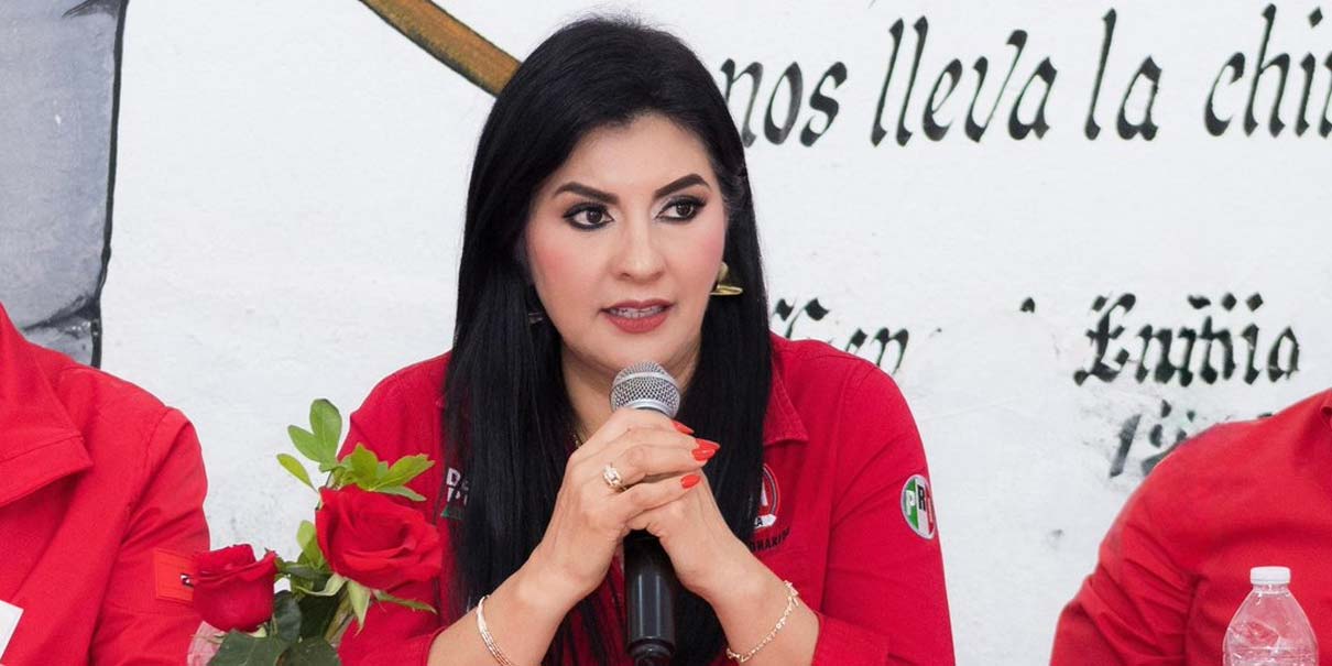 Complicidad de Morena y MC para golpear al PRI, denuncia Delfina Pozos