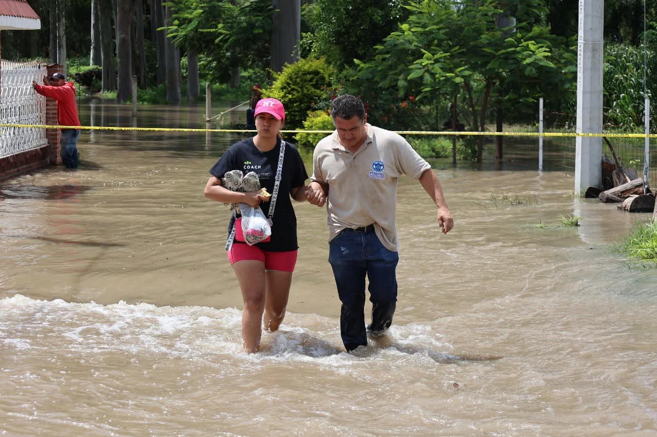 Lluvias intensas afectan viviendas y mantienen presas al máximo en Guanajuato