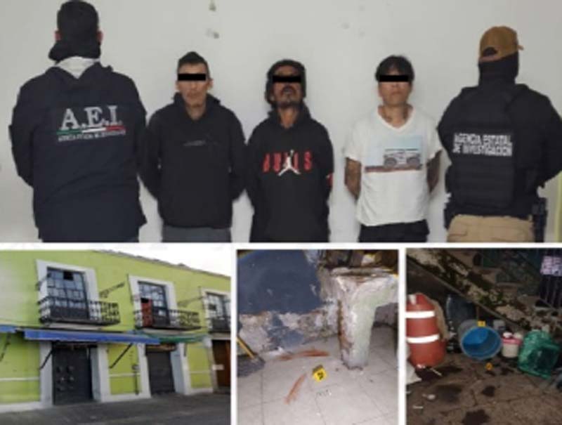 Detienen a tres hombres por hallazgo de cuerpo entambado en Puebla