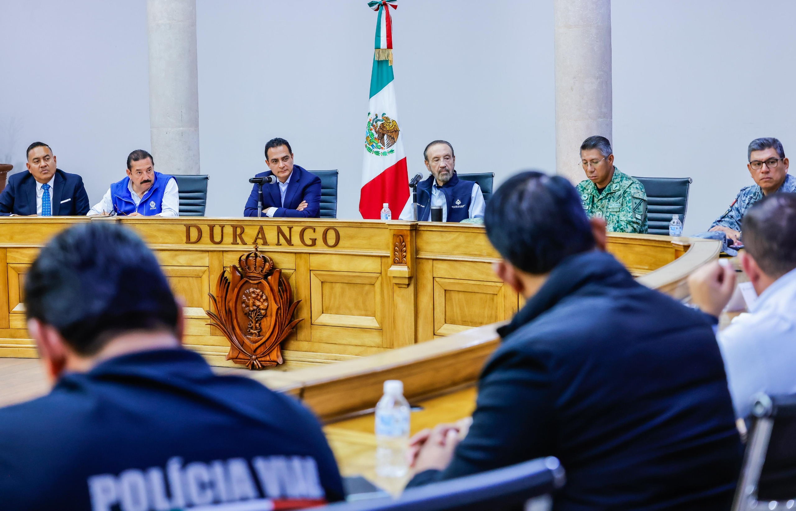 Buscan autoridades de Durango capital reforzar acciones ante fuertes lluvias