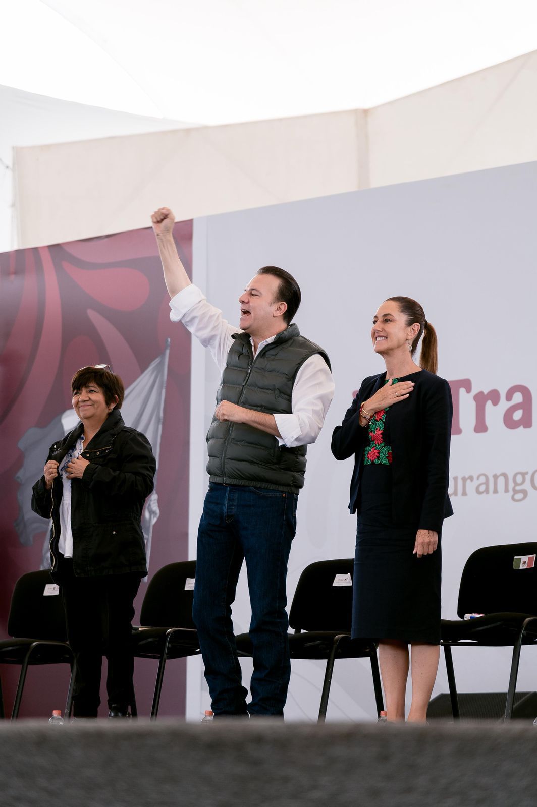 “Soy claudista”: gobernador de Durango expresa respaldo a Sheinbaum