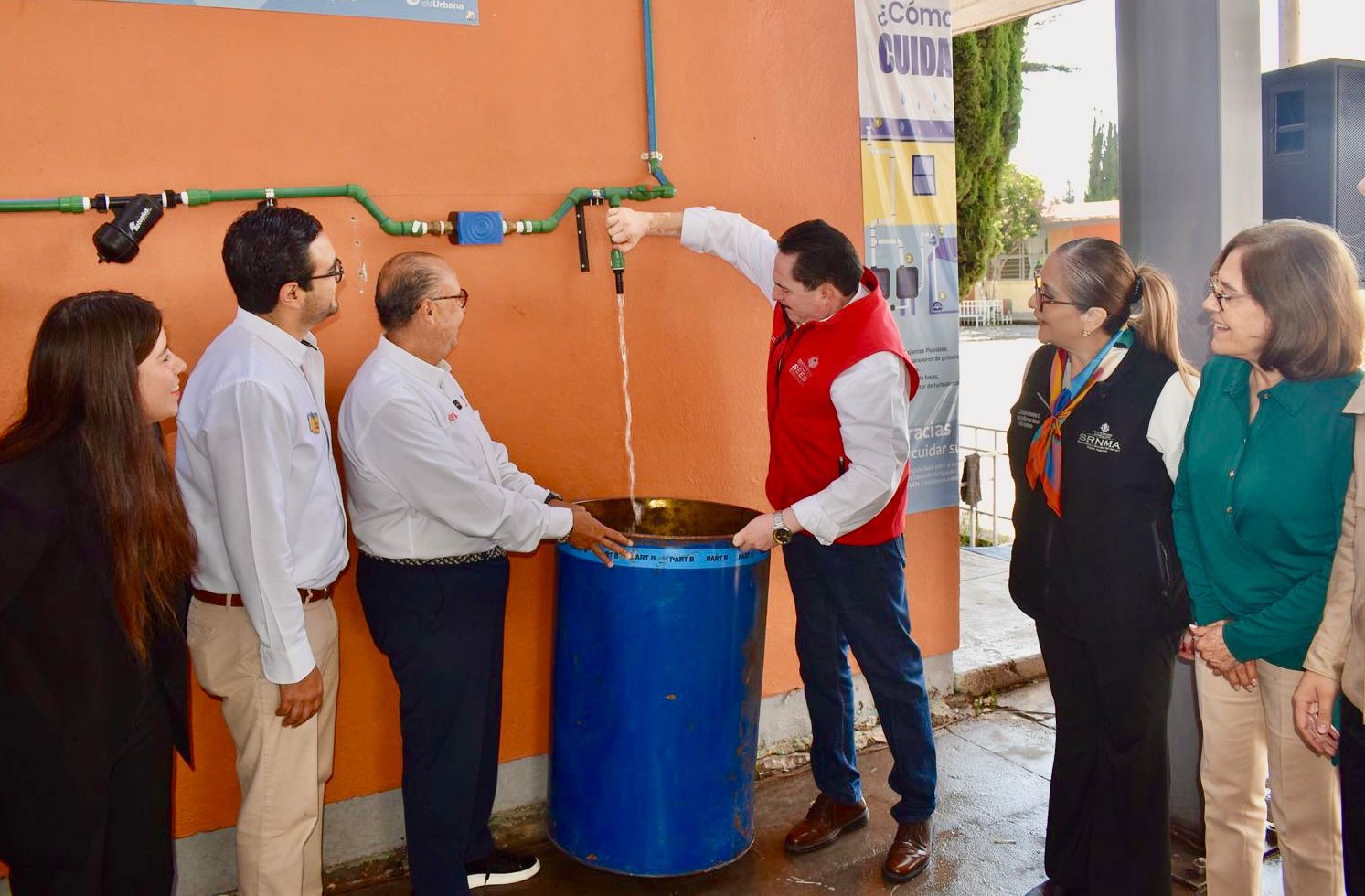 Escuelas de Durango captarán más de un millón de litros de agua de lluvia con nuevos sistemas