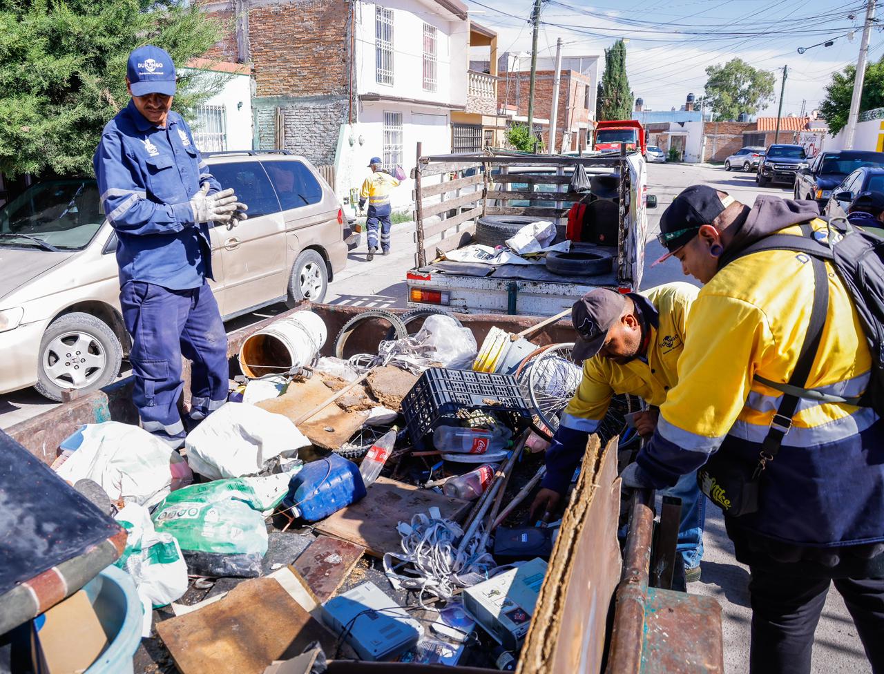 Recolectan más de 400 toneladas de cacharros en Durango para evitar criaderos de mosquitos