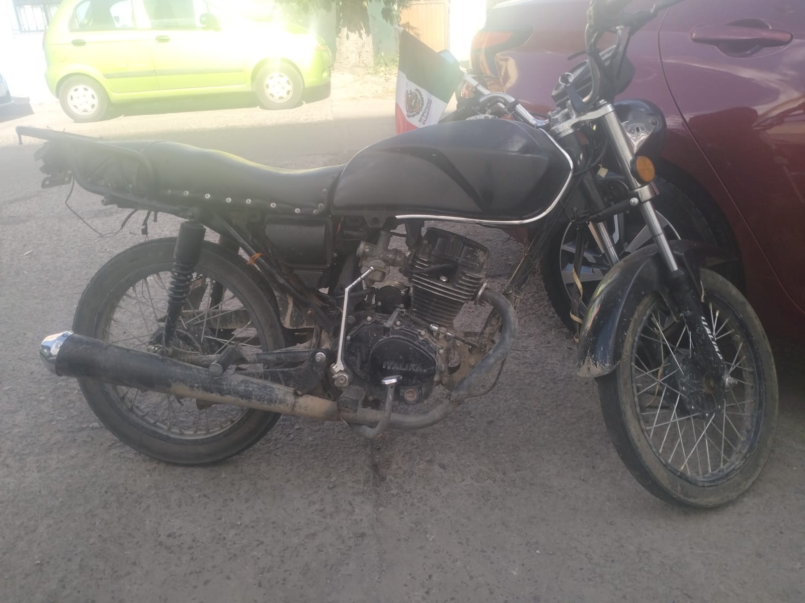 Detenido por circular en una motocicleta con reporte de robo
