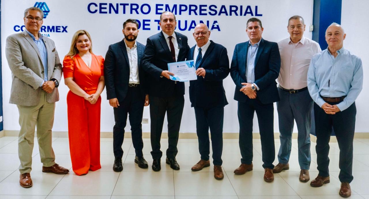 Empresariado tijuanense se capacita contra extorsión, cobro de piso y secuestro: lleno total en COPARMEX