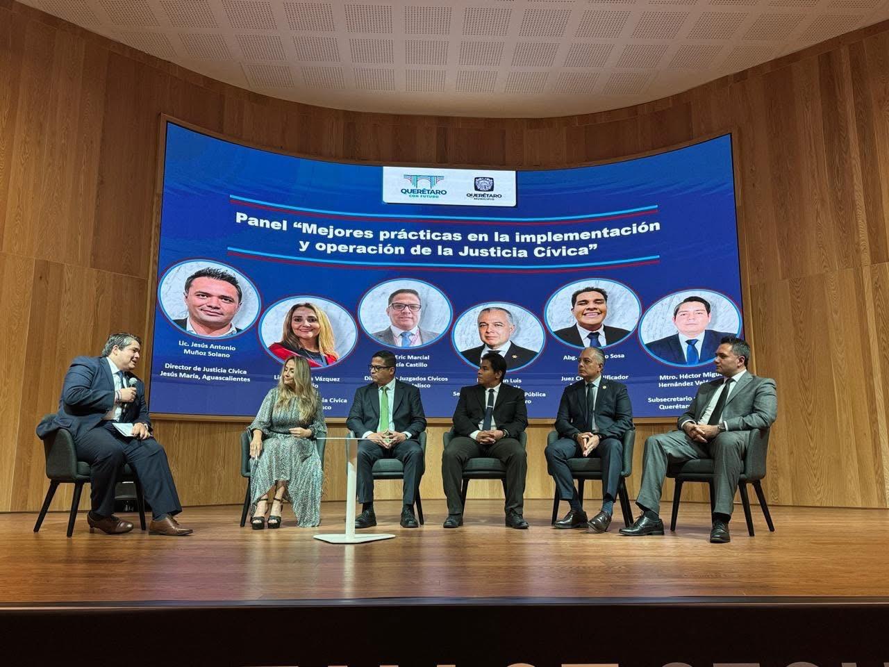 Jesús María comparte su experiencia en justicia cívica en foro nacional
