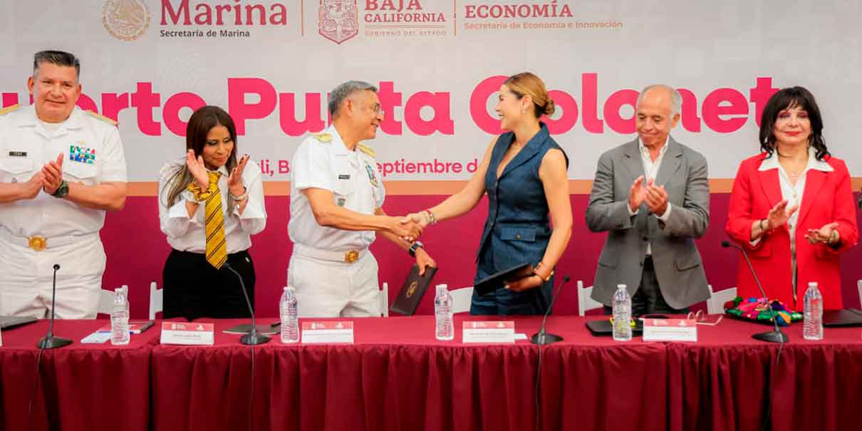 Entregan título de concesión a Baja California para la construcción de Punta Colonet