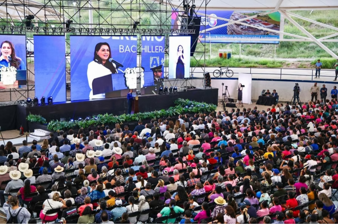 Tere Jiménez presenta informe itinerante en Rincón de Romos