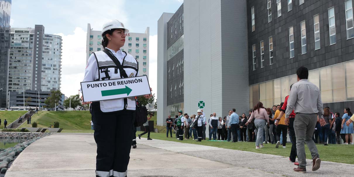 Simulacro Nacional 2025: 19 mil 841 inmuebles evacuados en Puebla y 4 mil alertas sísmicas activadas
