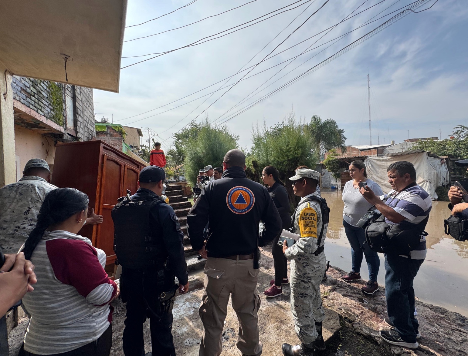 Más de 160 casas inundadas en Pénjamo; no hay pérdidas humanas