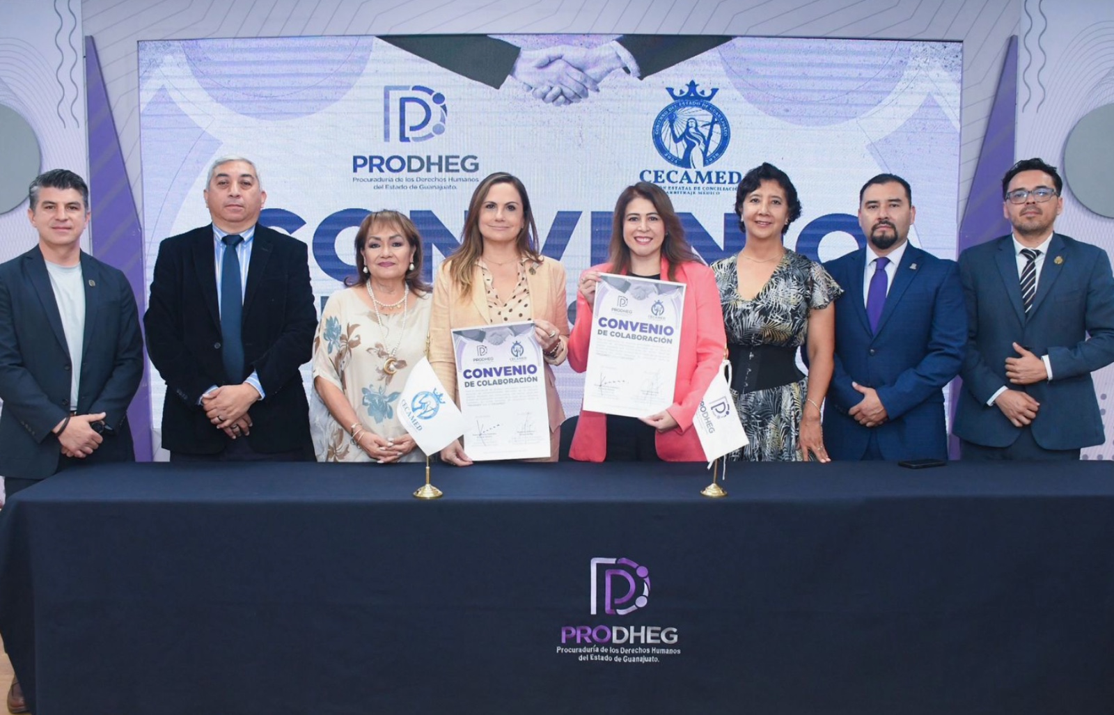 Salud y dignidad al centro: PRODHEG y CECAMED firman convenio
