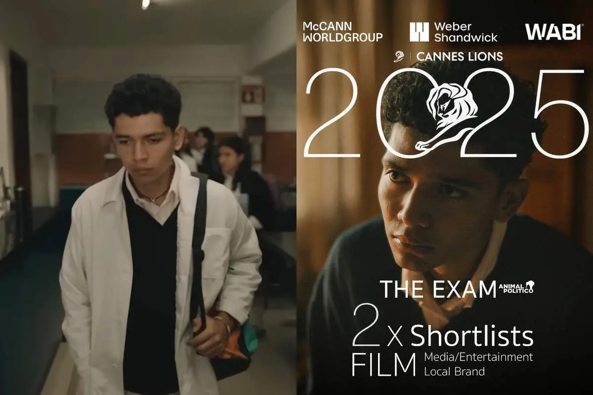 Animal Político gana por tercer año consecutivo los Sabre Awards, este año con el cortometraje “El Examen”