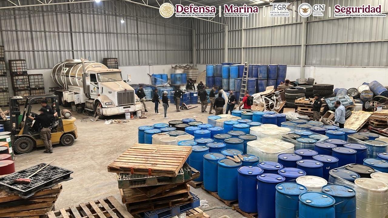 Aseguran químicos, droga y huachicol en operativos federales en Durango