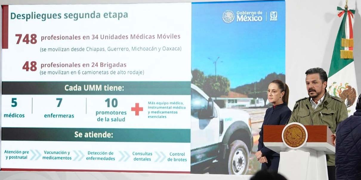 Brigadas de salud del IMSS fortalecen atención en la Sierra Norte