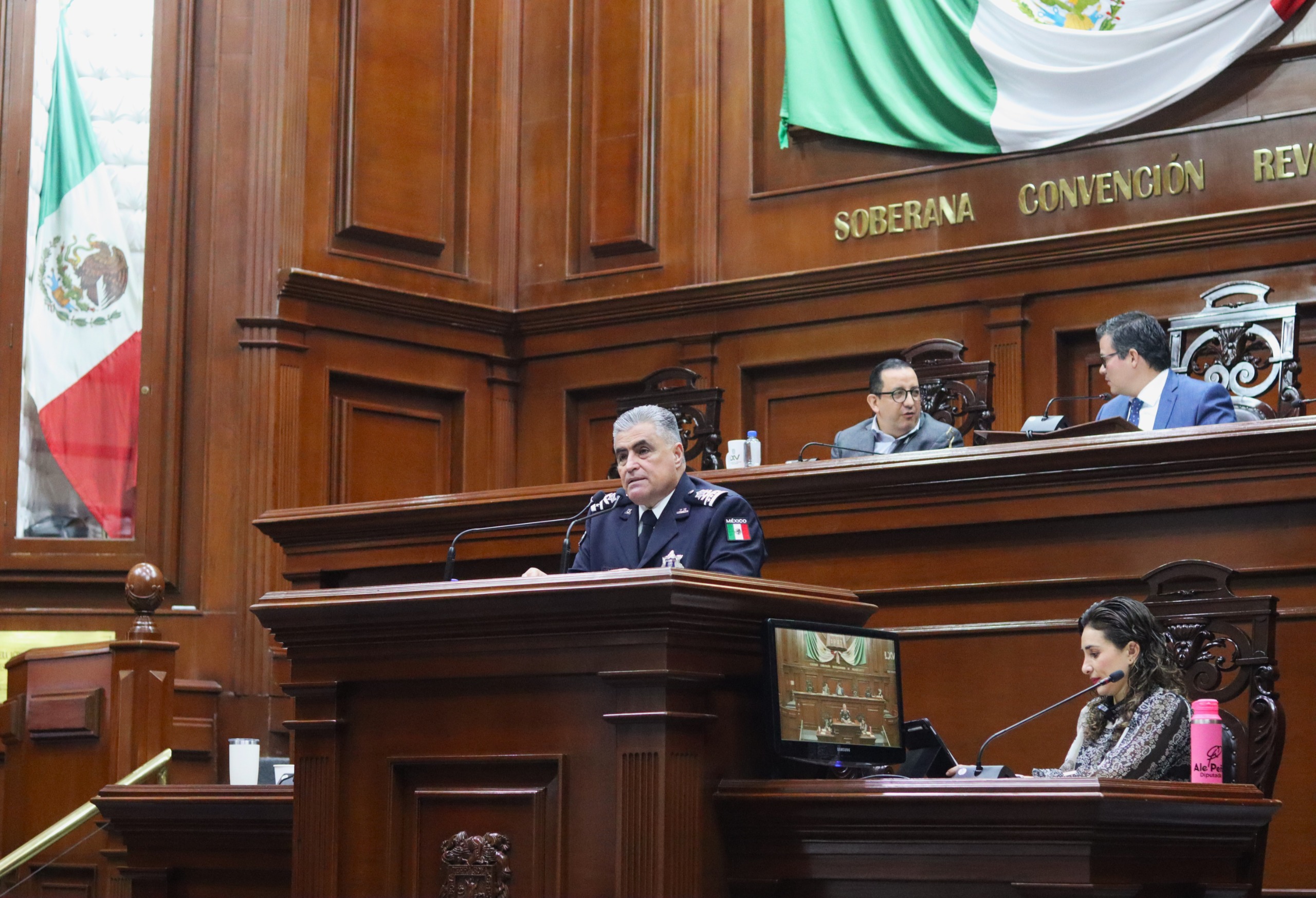 Expresa Martínez Romo resultados del “Blindaje Aguascalientes”, en el Congreso estatal