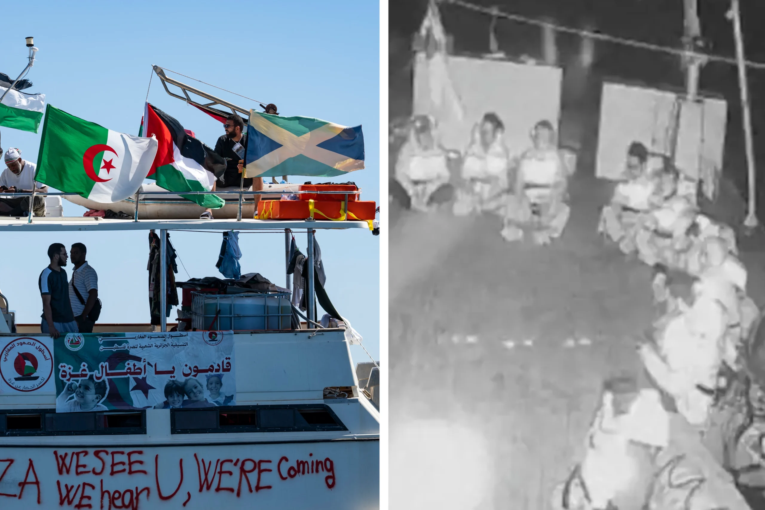 Israel intercepta flotilla humanitaria con destino a Gaza en la que viajaba Greta Thunberg