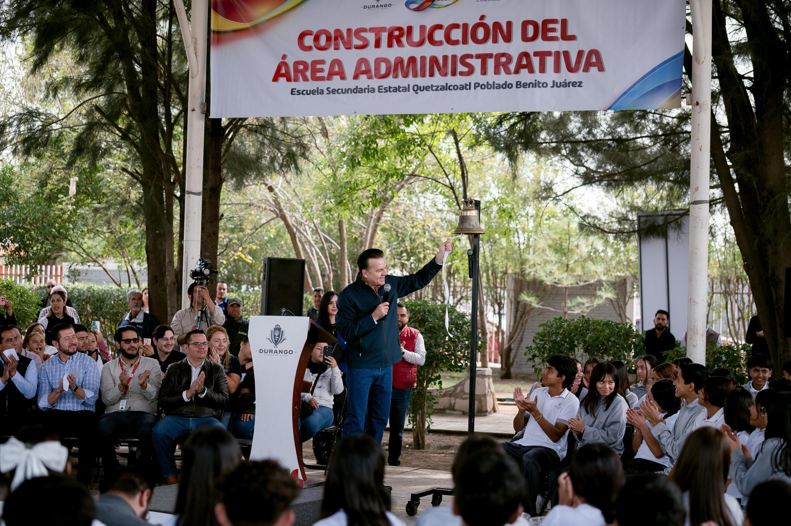 Arrancan construcción del área administrativa de la Secundaria Quetzalcóatl